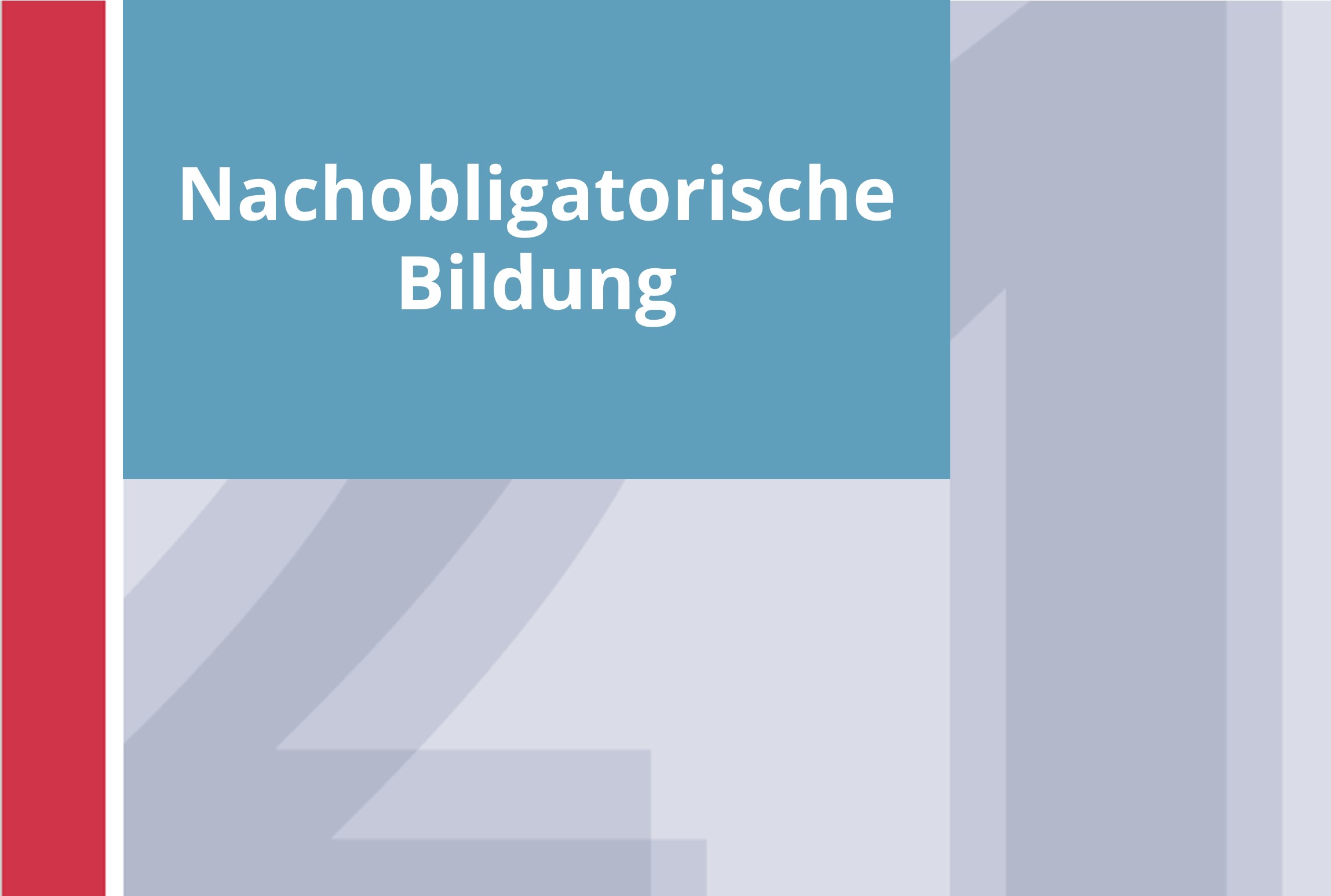  Nachobligatorische Bildung 