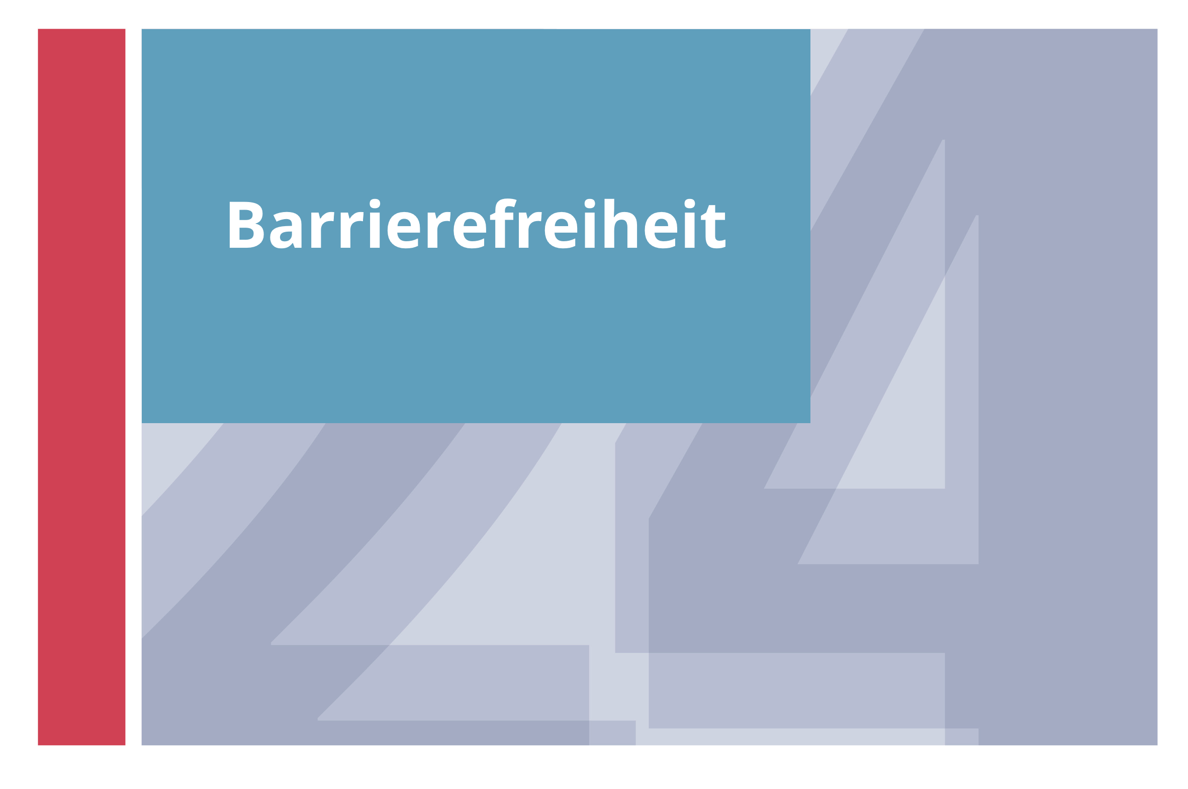  Barrierefreiheit 